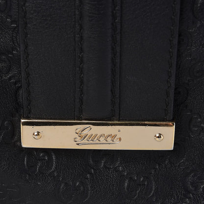 Gucci Guccissima Large New Ladies Web Hobo Black 9 of 9