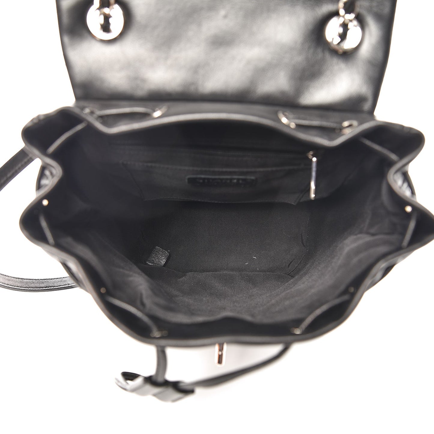 Lambskin Quilted Small Urban Spirit Backpack Black
