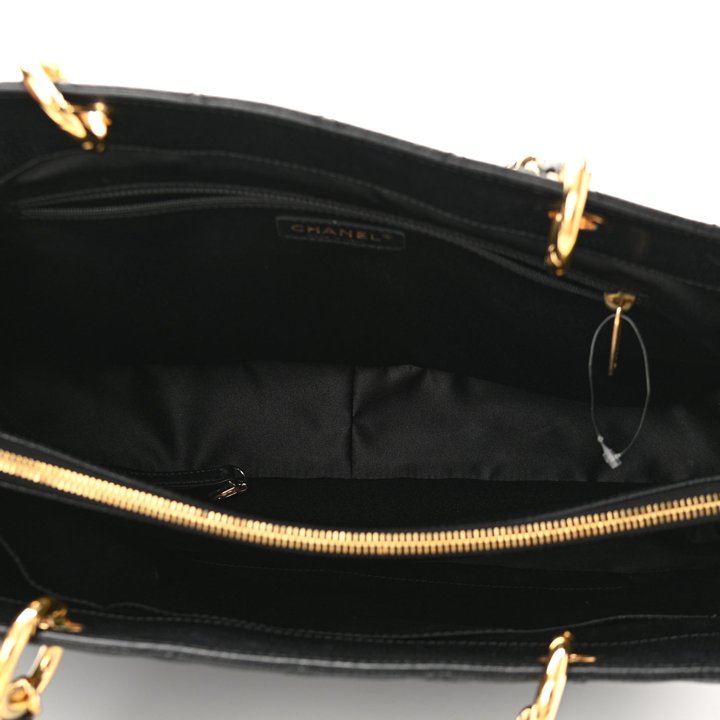 Caviar Quilted XL Grand Shopping Tote GST Black