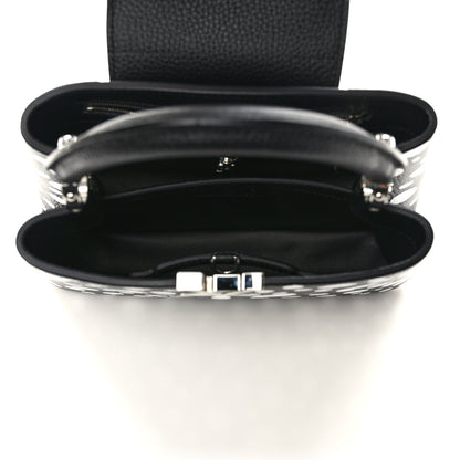 Louis Vuitton LOUIS VUITTON LV X YK Taurillon Capucines BB Black White 5 of 8