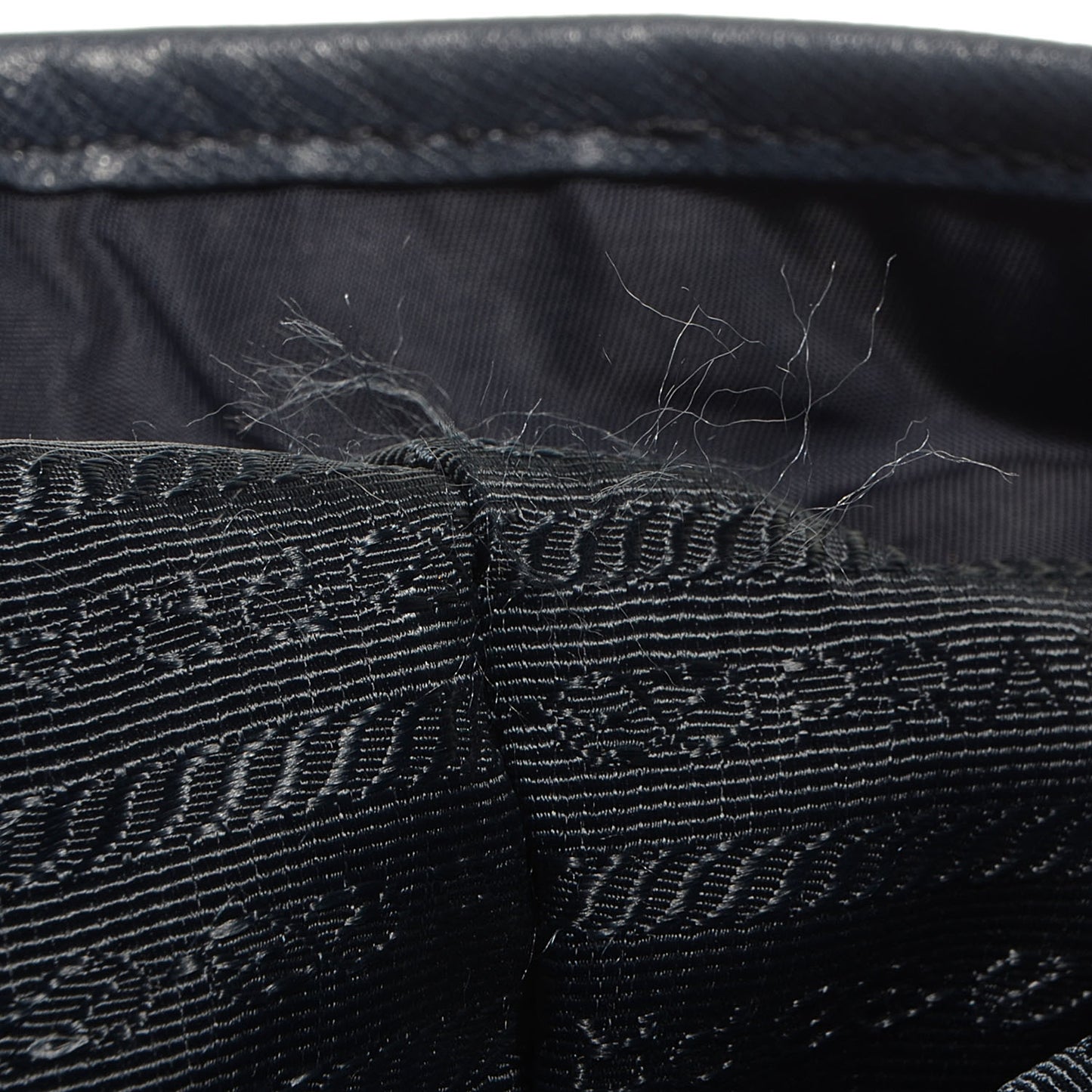 Saffiano Tessuto Nylon Tote Blue