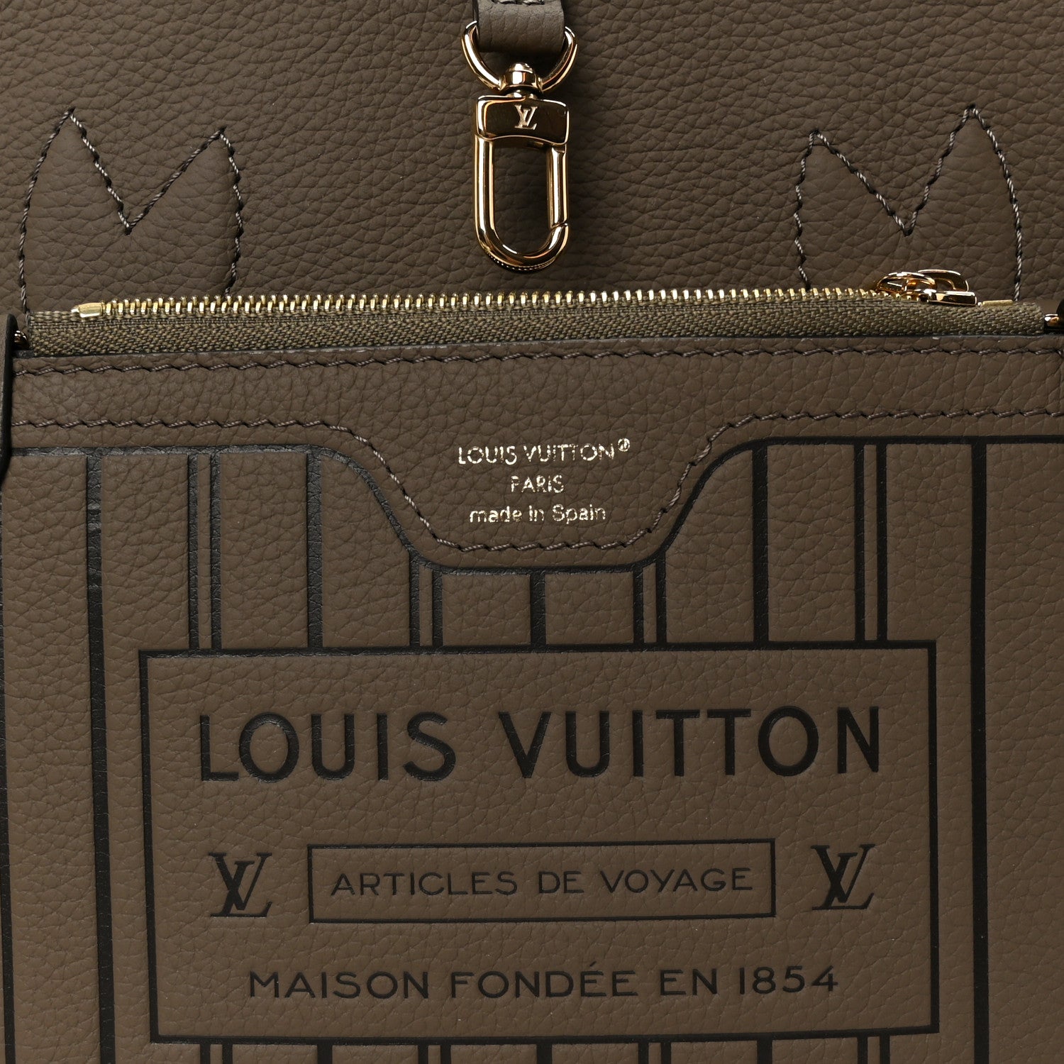 Louis Vuitton Monogram Neverfull Inside Out Bandouliere BB Dark Fango 11 of 19