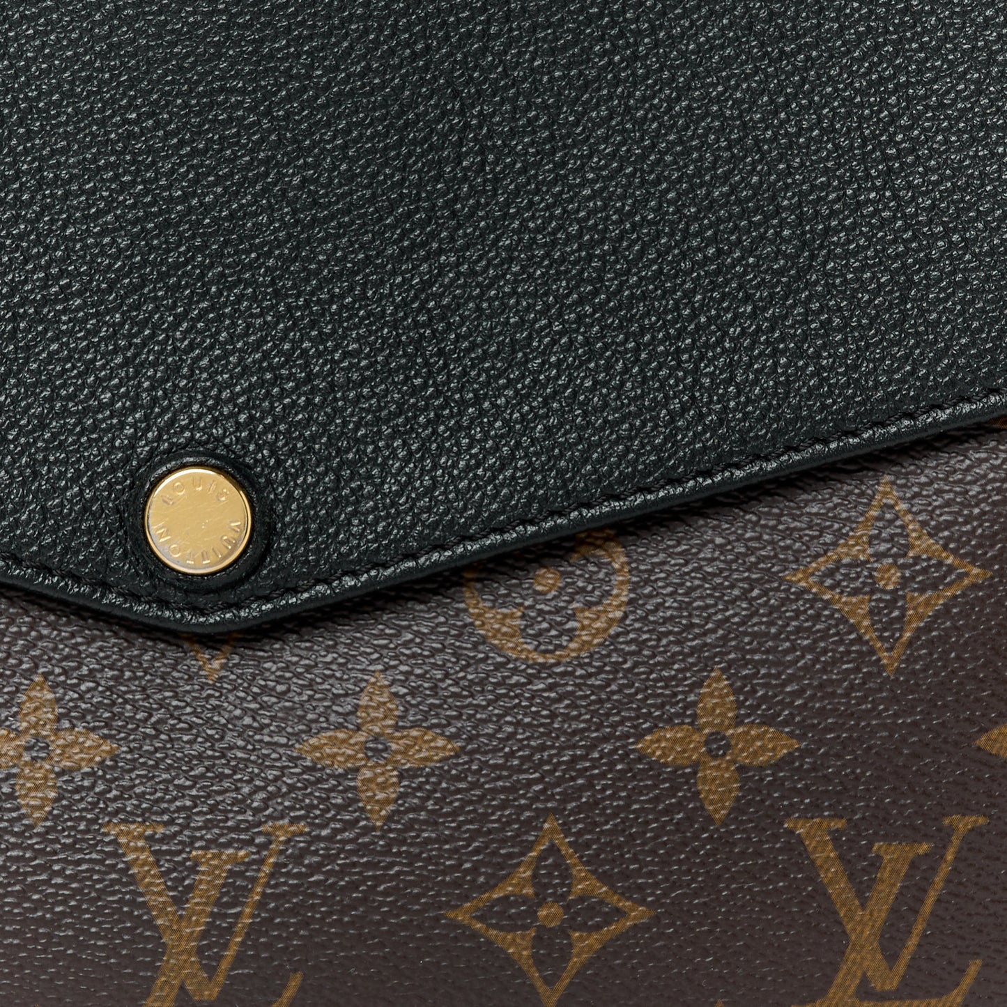 Monogram Twice Pochette Black