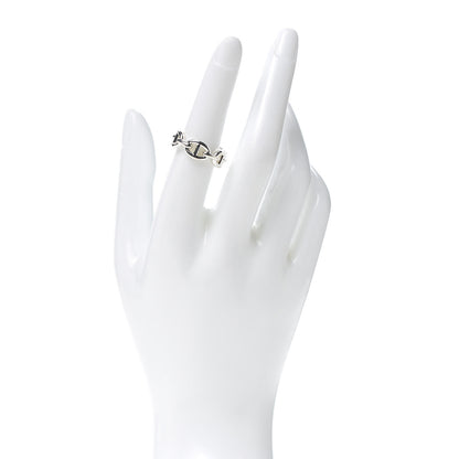 Hermes Sterling Silver PM Chaine d'Ancre Enchainee Band Ring 53 6.5 2 of 7