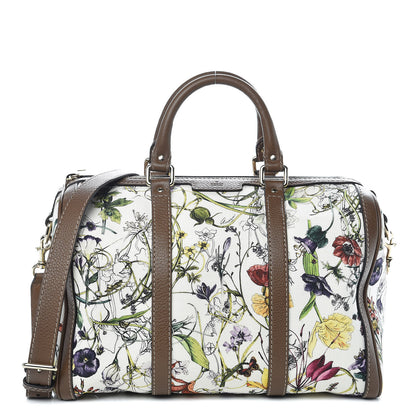 Gucci Canvas Flora Infinity Medium Joy Boston White Multicolor Acero 1 of 13