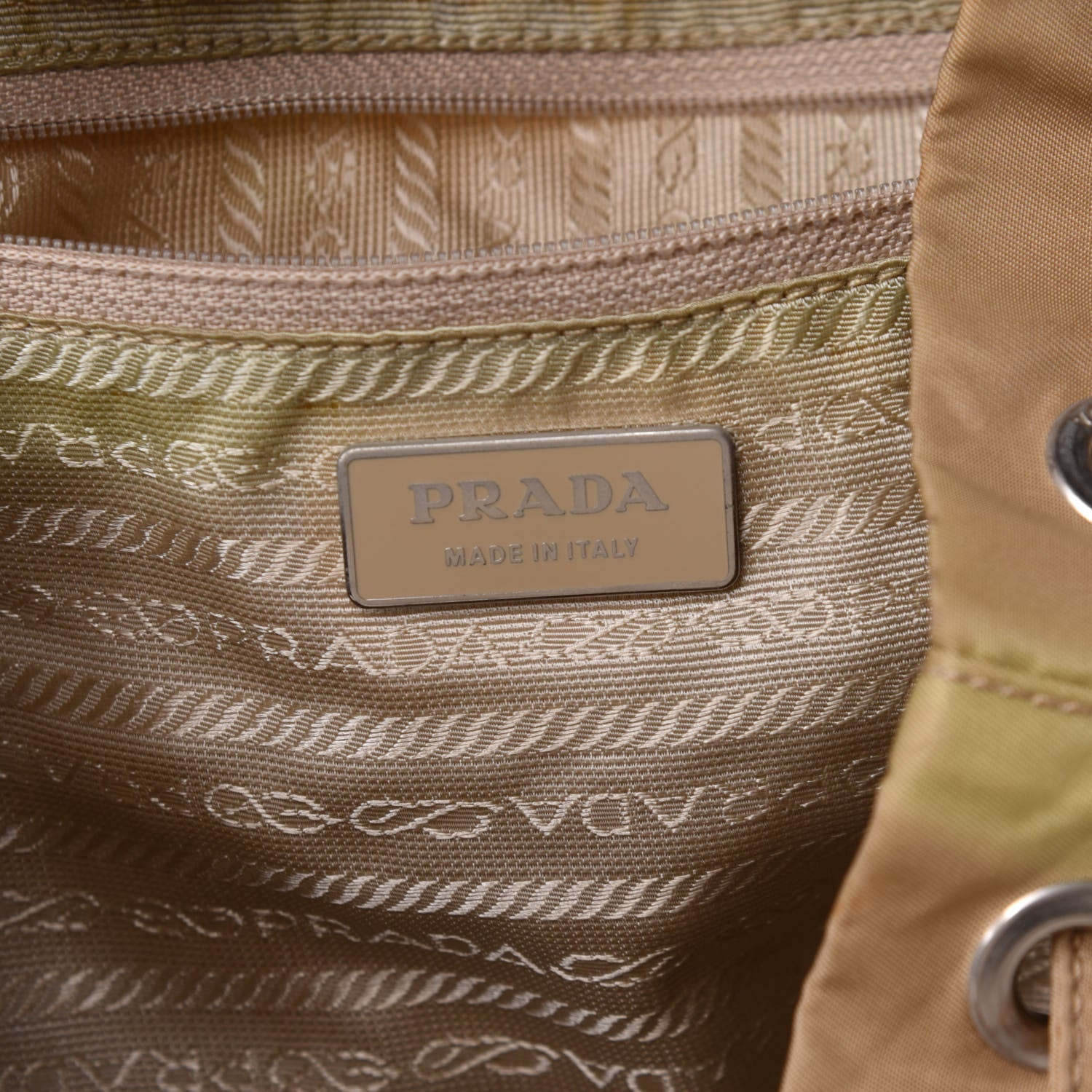 Prada Tessuto Nylon Vela Backpack Cammello 5 of 9