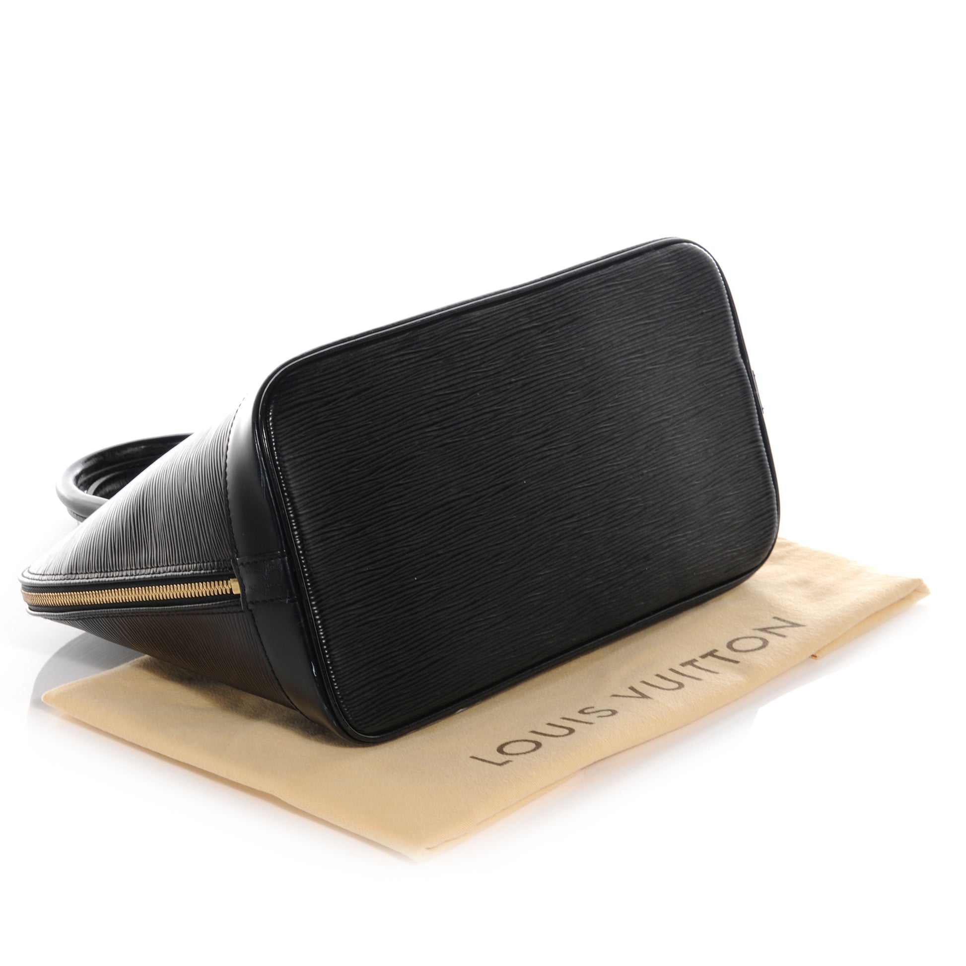 Louis Vuitton Epi Alma PM Black 3 of 7