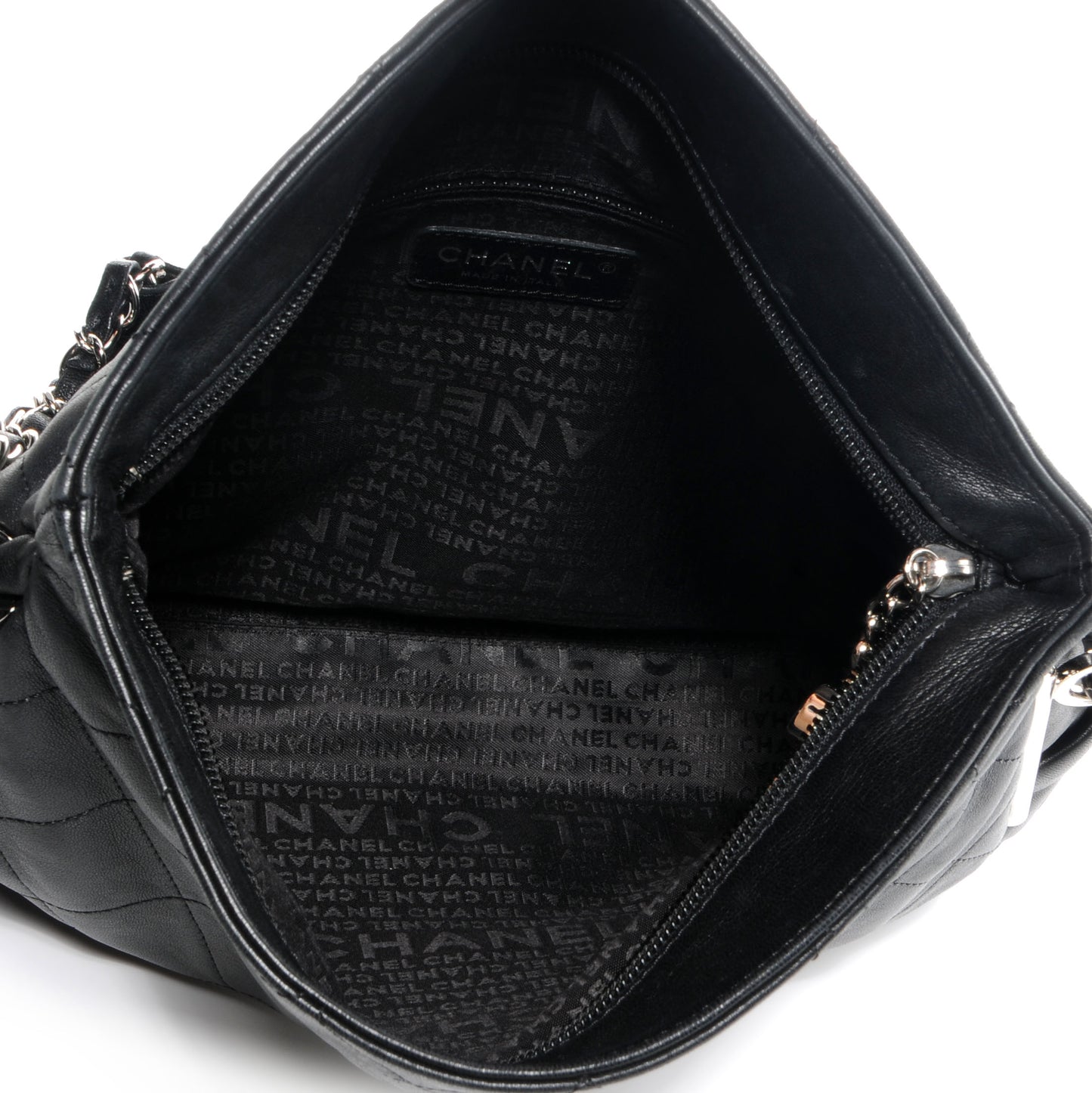 Lambskin Medium Ultimate Soft Tote Black