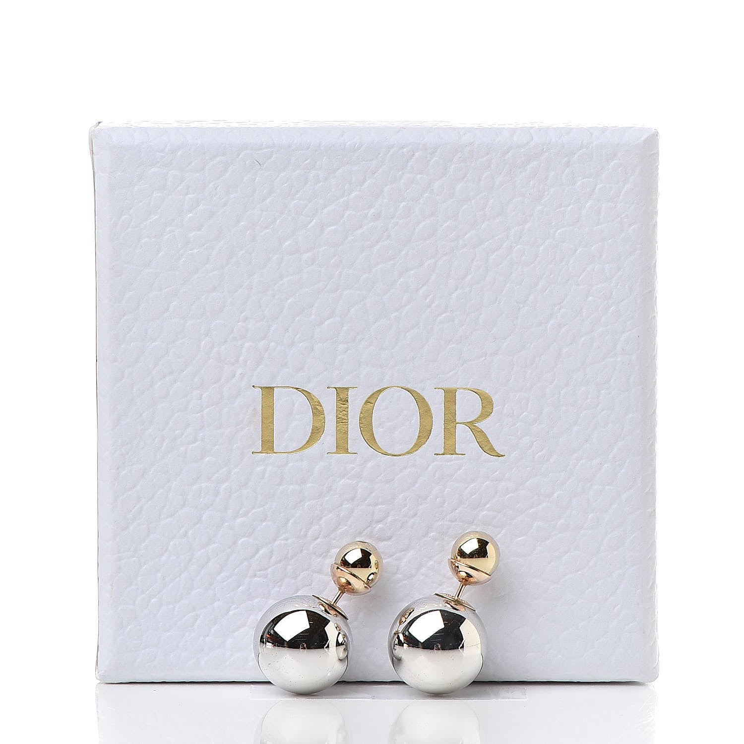 Christian Dior Mise En Dior Tribal Earrings Gold Silver 5 of 5