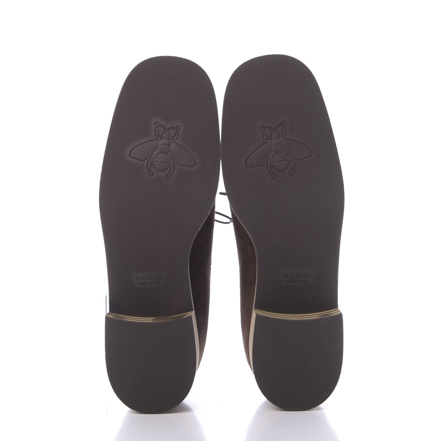 Velvet GG Monogram Thompson Derby Loafers 38 Vintage Cocoa Brown