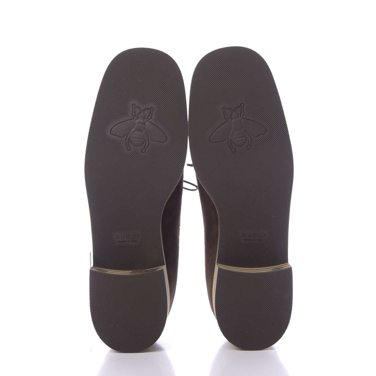 Gucci Velvet GG Monogram Thompson Derby Loafers 38 Vintage Cocoa Brown 7 of 11