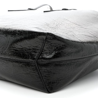 Off-White Calfskin Binder Shopper Tote Black 10 of 10