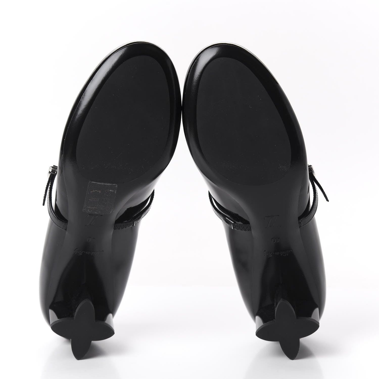 Louis Vuitton Patent Uniformes Silhouette 40mm Pumps 40 Black 5 of 9