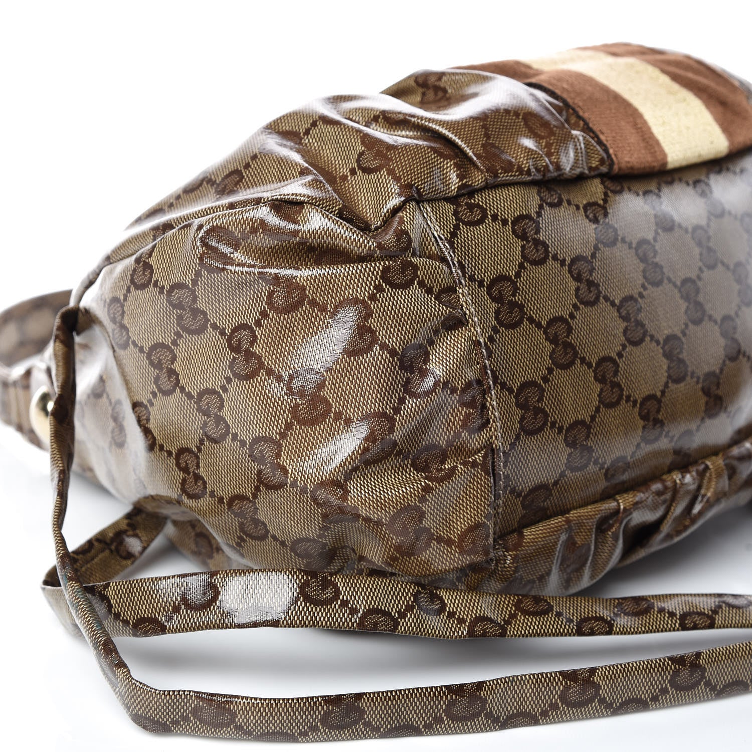 Gucci Crystal Monogram Web Hobo 5 of 10