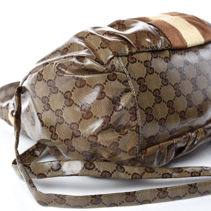 Gucci Crystal Monogram Web Hobo 5 of 10