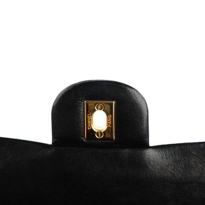 Chanel Lambskin Quilted Small Double Flap Black 8 of 9