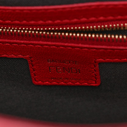 Fendi Nappa FF 1974 Embossed Baguette Fragola 6 of 9