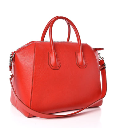 Givenchy Sugar Goatskin Medium Antigona Red 3 of 10