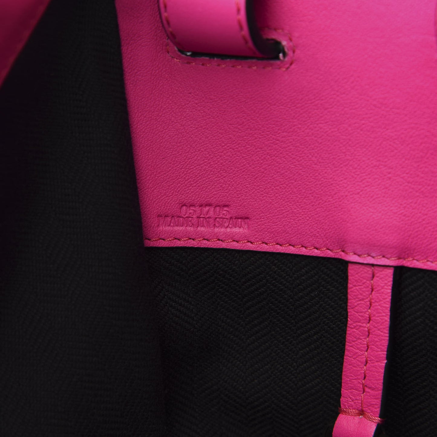 Calfskin Small Hammock Shoulder Bag Shocking Pink White