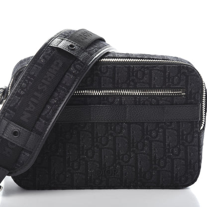 Christian Dior HOMME Oblique Safari Messenger Black 7 of 9