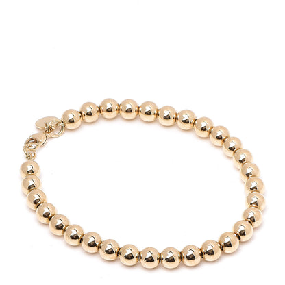 Tiffany 18K Yellow Gold 5.5mm HardWear Ball Bracelet 1 of 6