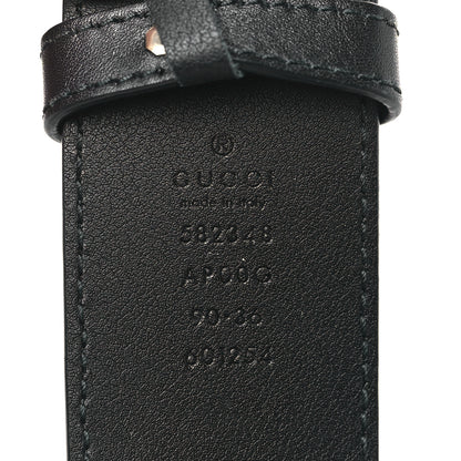 Gucci Moon Calfskin Scales Double G 40mm Belt 90 36 Black 4 of 6