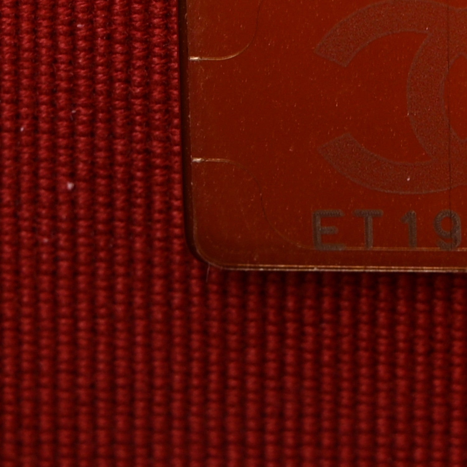 Chanel Lambskin Quilted Crystal Pearl CC Wallet On Chain WOC Burgundy 8 of 11