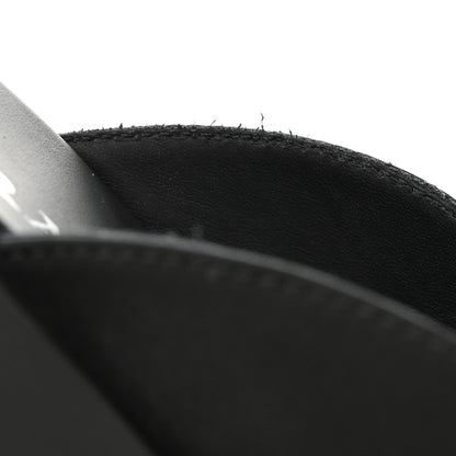Prada Re-Nylon Gabardine Metal Triangle Logo 40mm Loafer Mules 39.5 Black 9 of 13