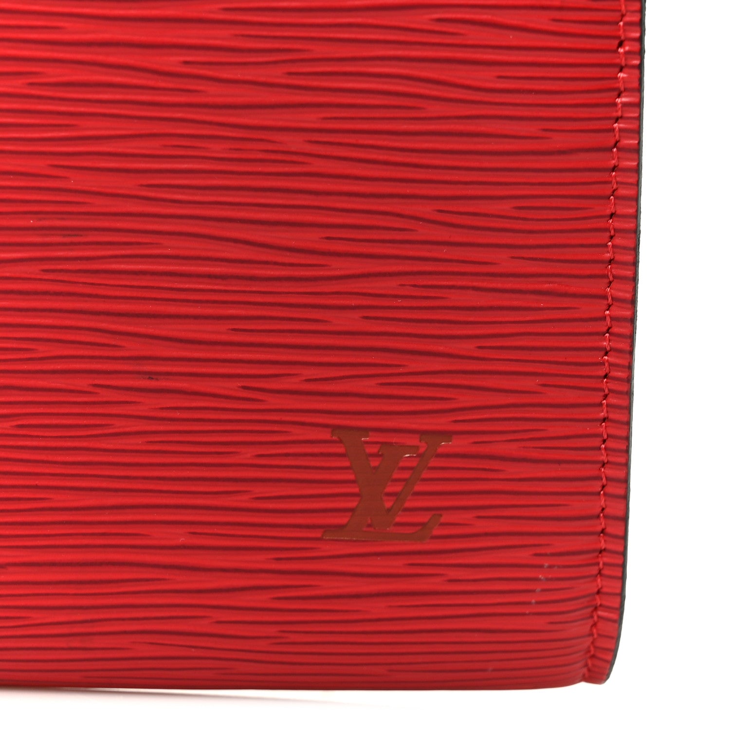 Louis Vuitton Epi Pochette Accessories 24 Castillan Red 8 of 10