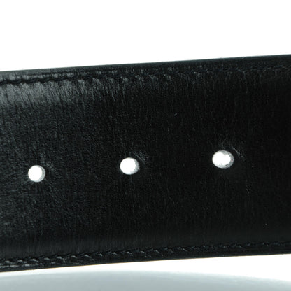 Hermes Box Chamonix 42mm Belt Strap 95 Black Natural 3 of 7