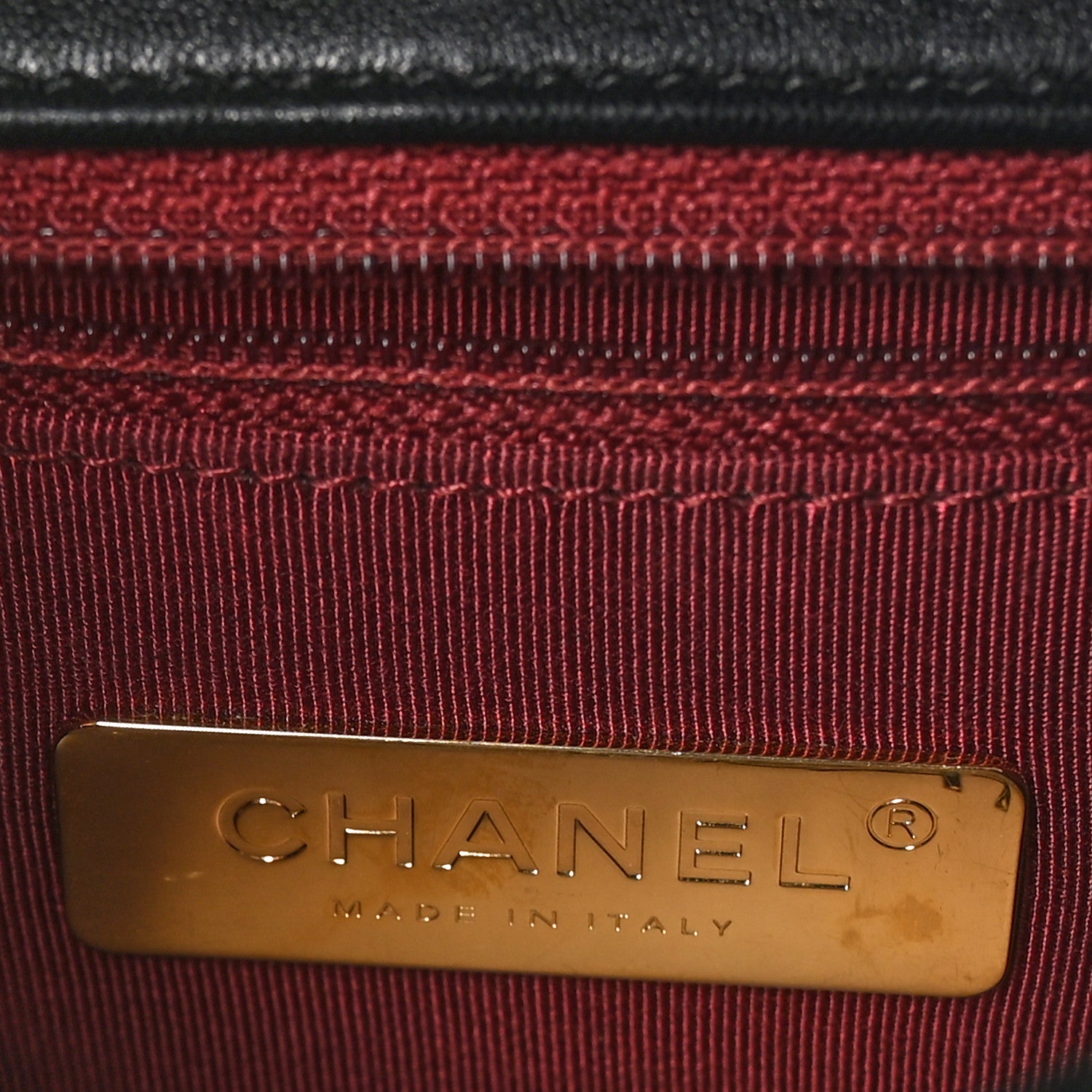 Chanel Lambskin Quilted Chain Infinity Waist Belt Bag Black 6 of 10