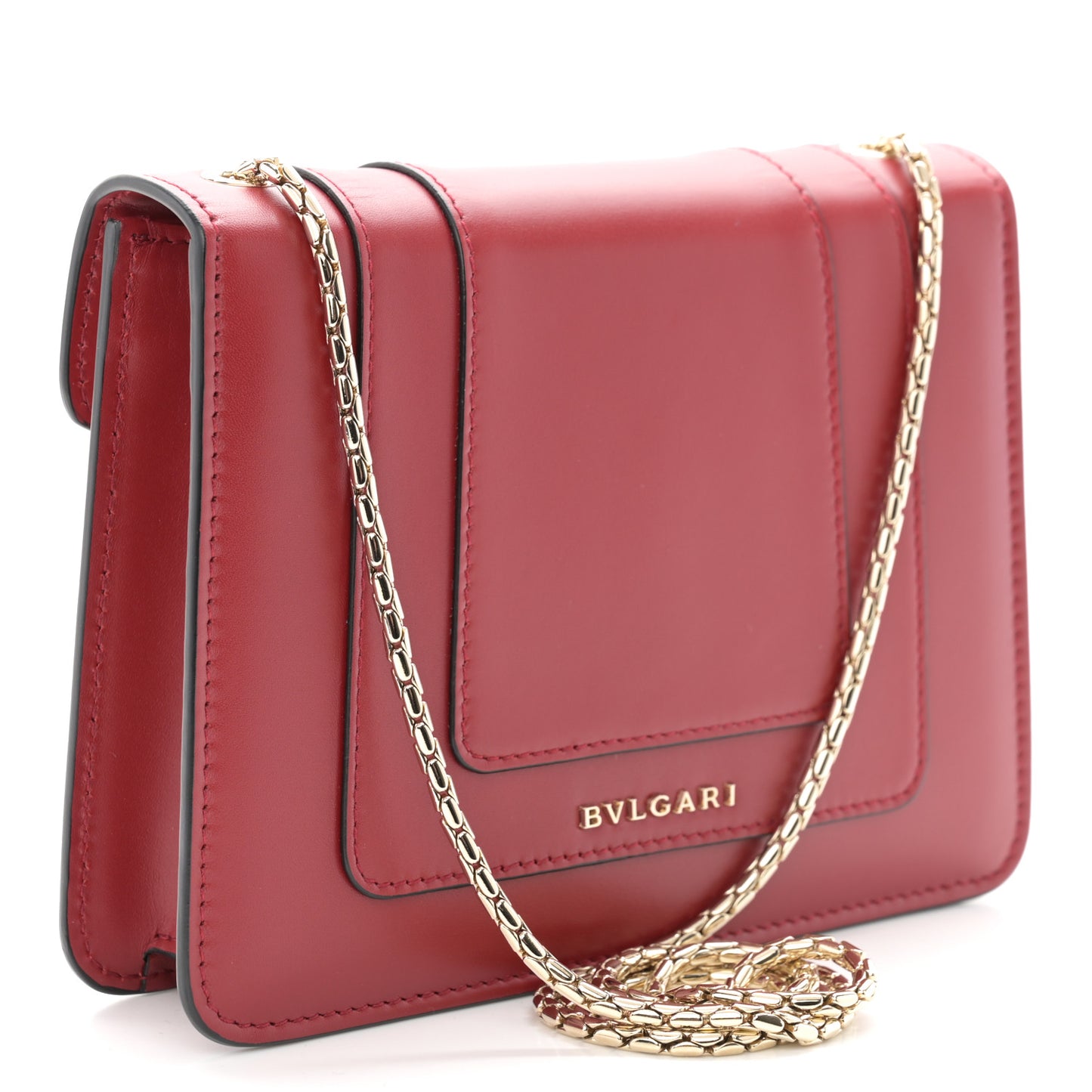 Calfskin Serpenti Forever Crossbody Bag Red