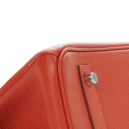 Hermes Togo Birkin 30 Vermillion 6 of 31