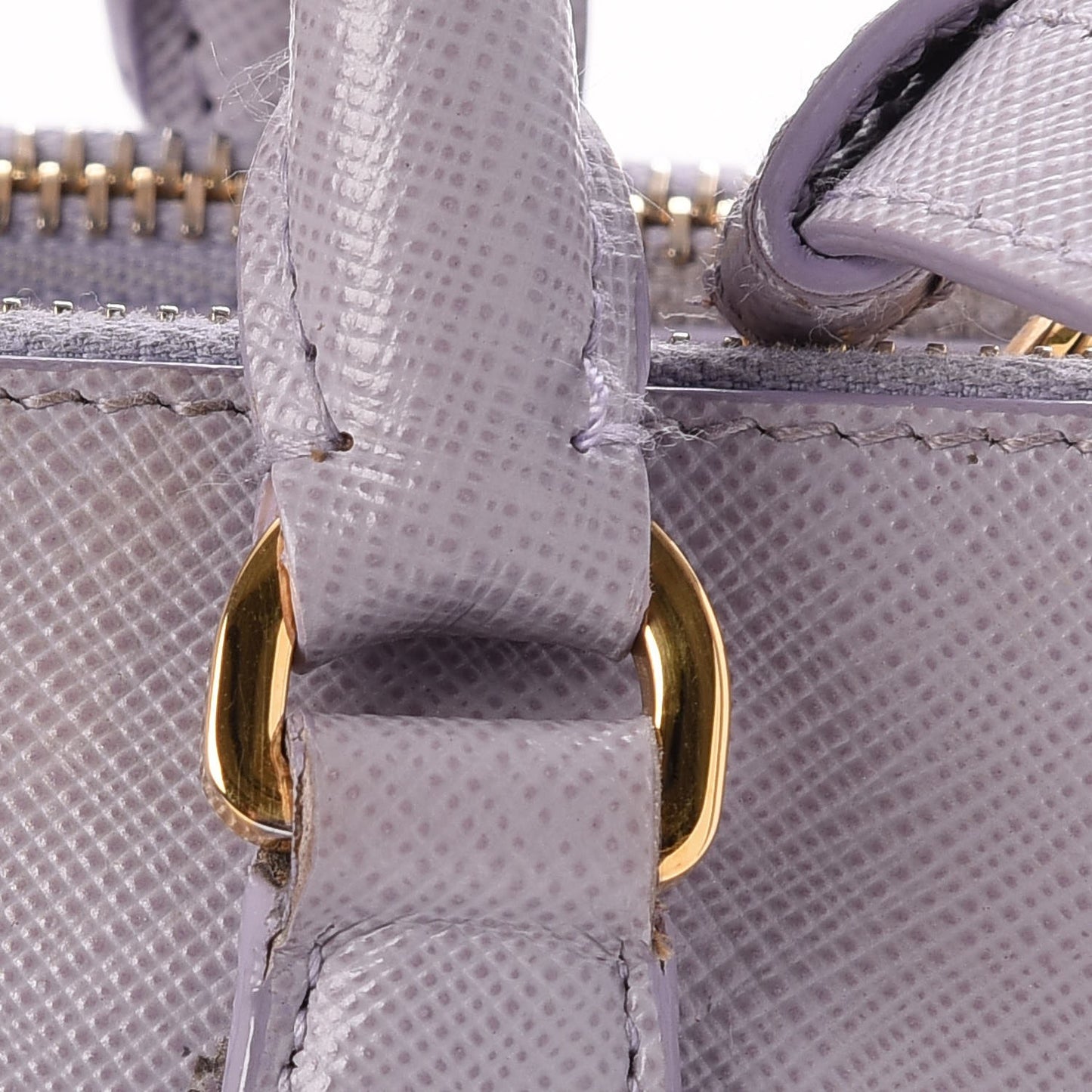 Saffiano Small Galleria Double Zip Tote Glicine
