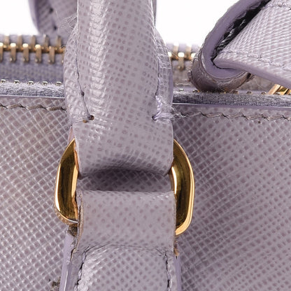 Prada Saffiano Small Galleria Double Zip Tote Glicine 12 of 15