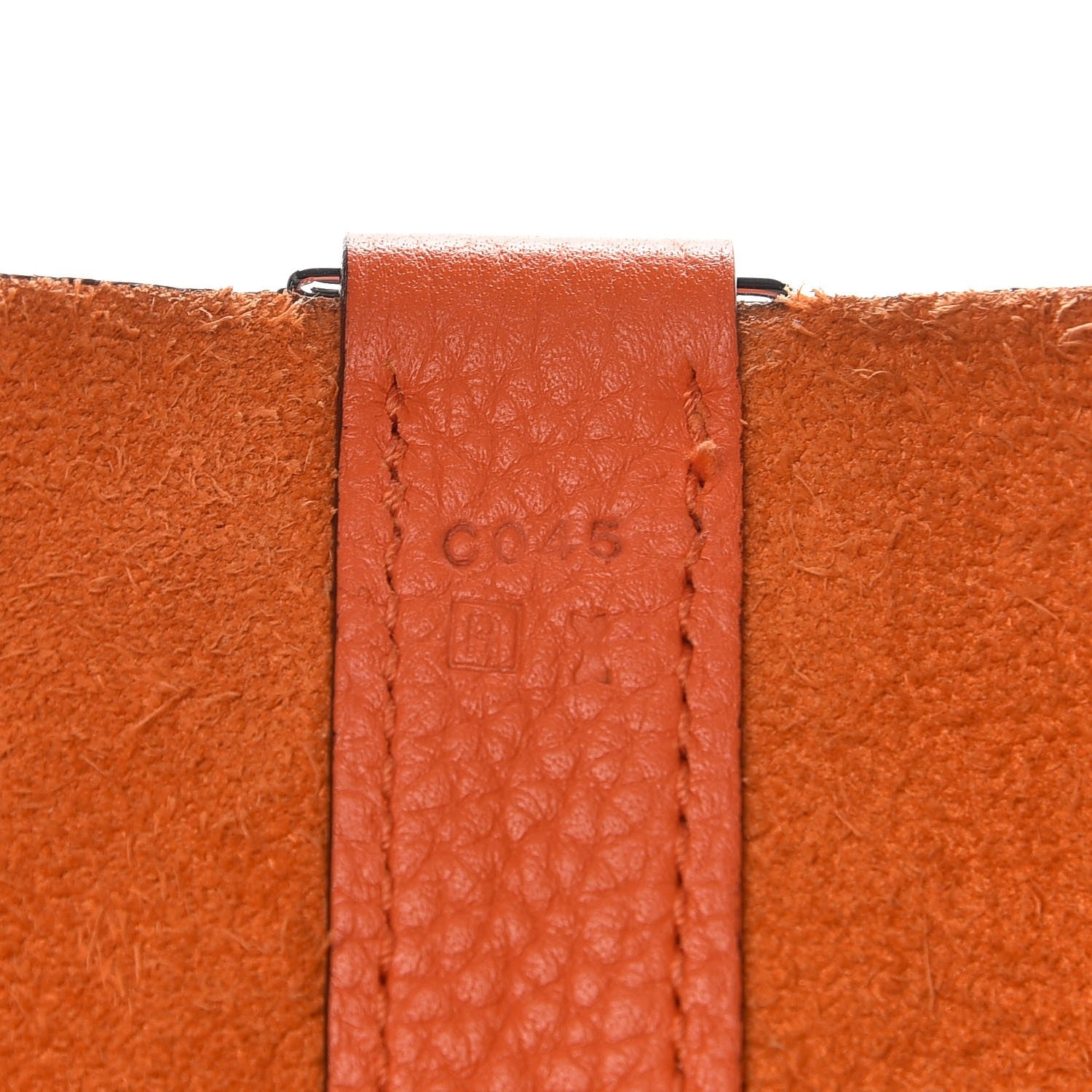 Hermes Taurillon Clemence Picotin Lock 26 GM Orange 7 of 9