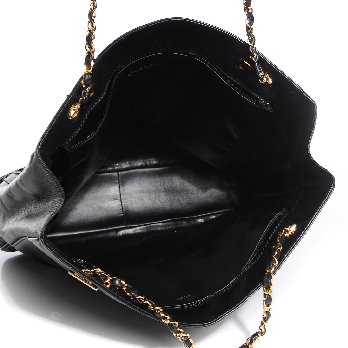 Lambskin Shoulder Bag Black