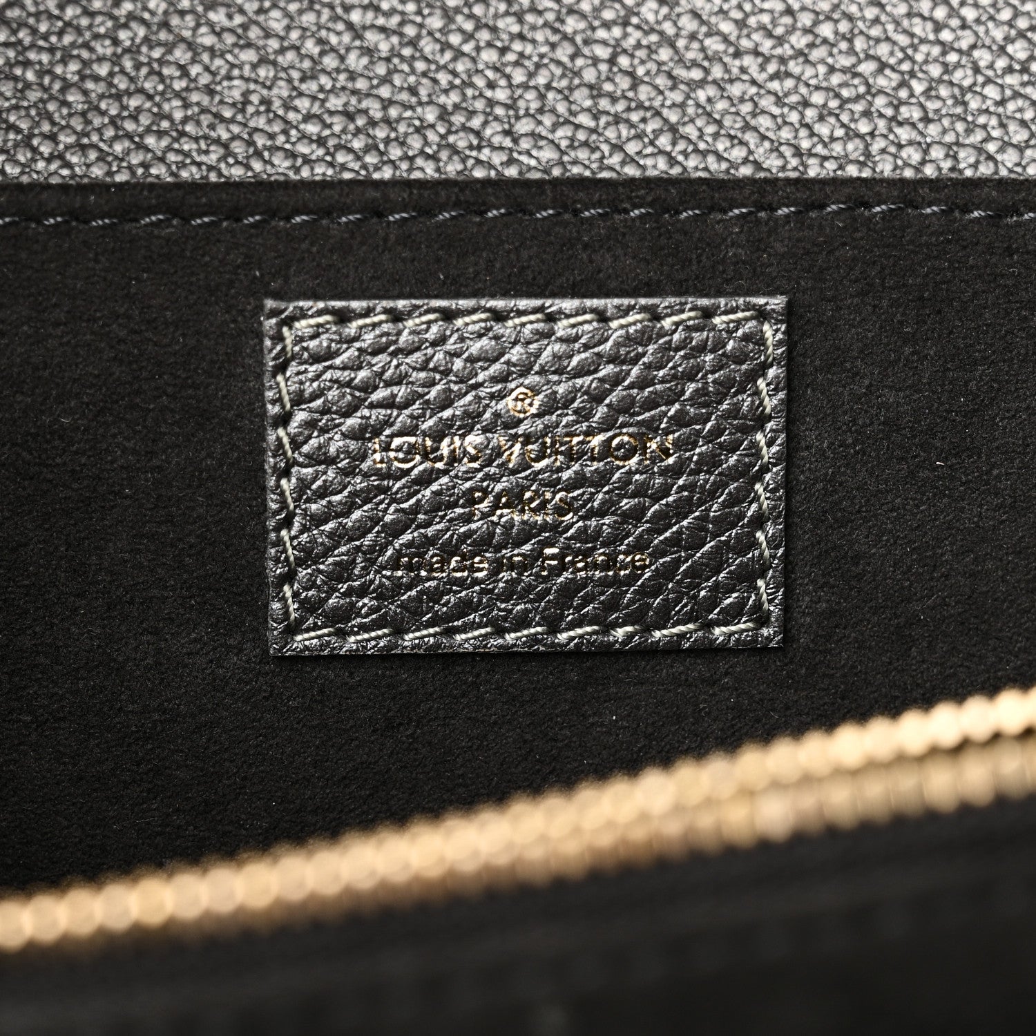 Louis Vuitton Shimmery Empreinte LV Ski Pochette Metis East West Gun Metal 6 of 9