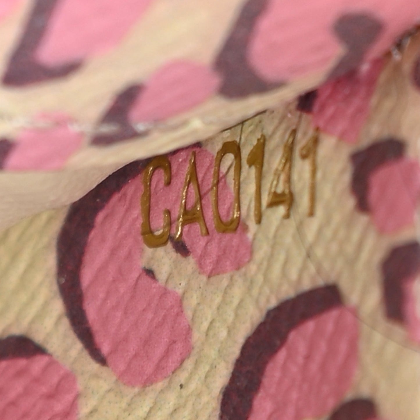 Monogram Leopard Insolite Wallet Blanc Corail