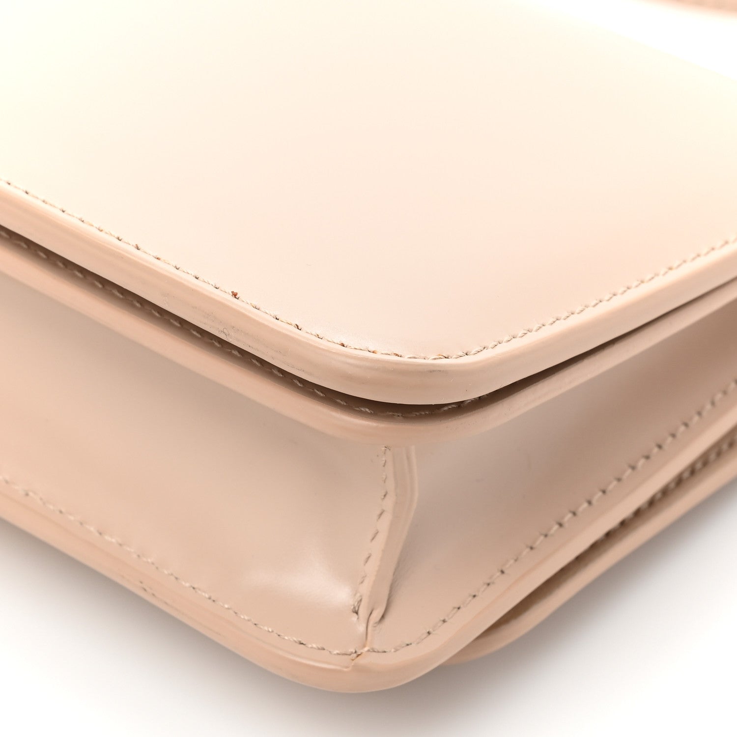 Bottega Veneta Spazzolato Calfskin Classic Mini BV Bag Nude 13 of 14