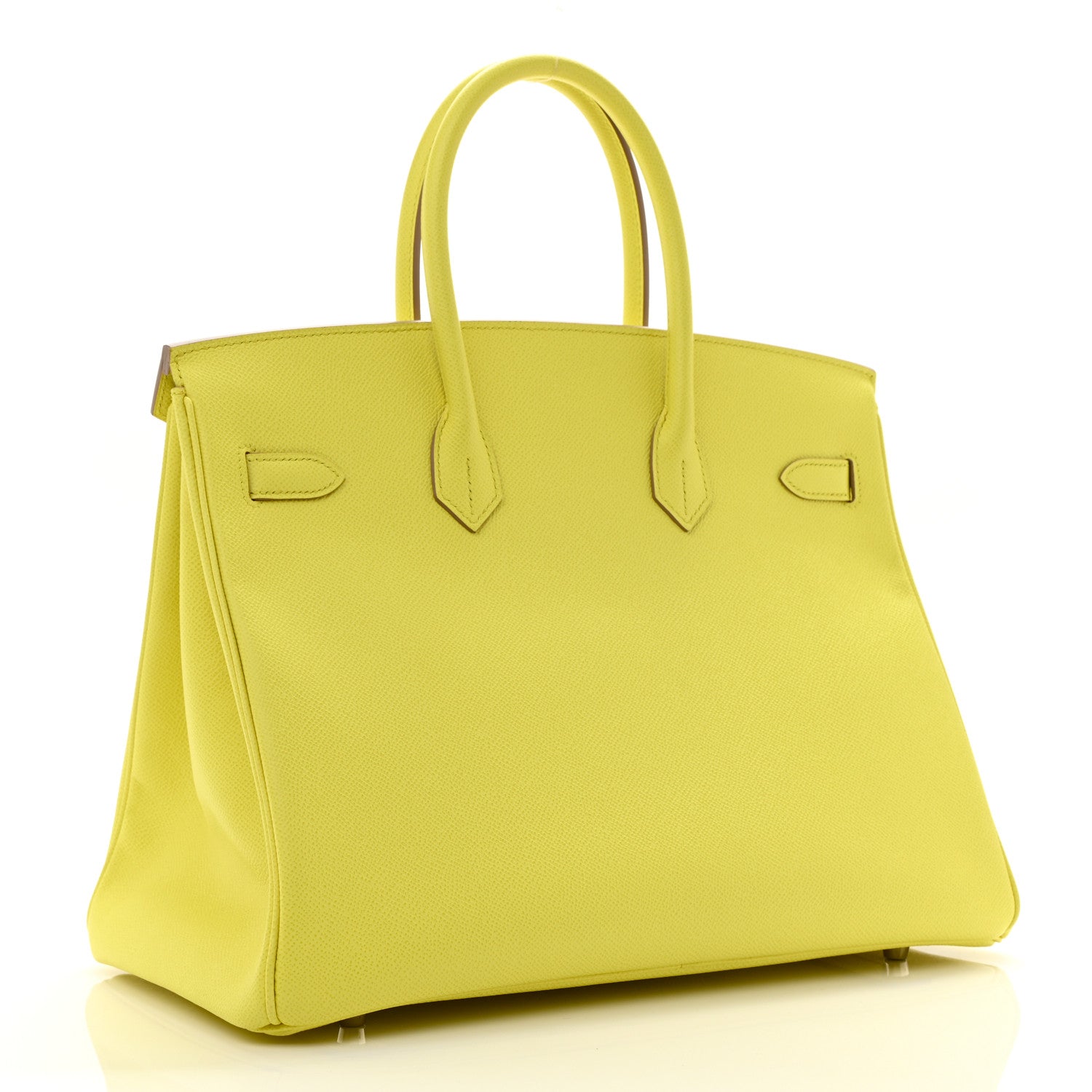 Hermes Epsom Birkin 35 Lime 3 of 10