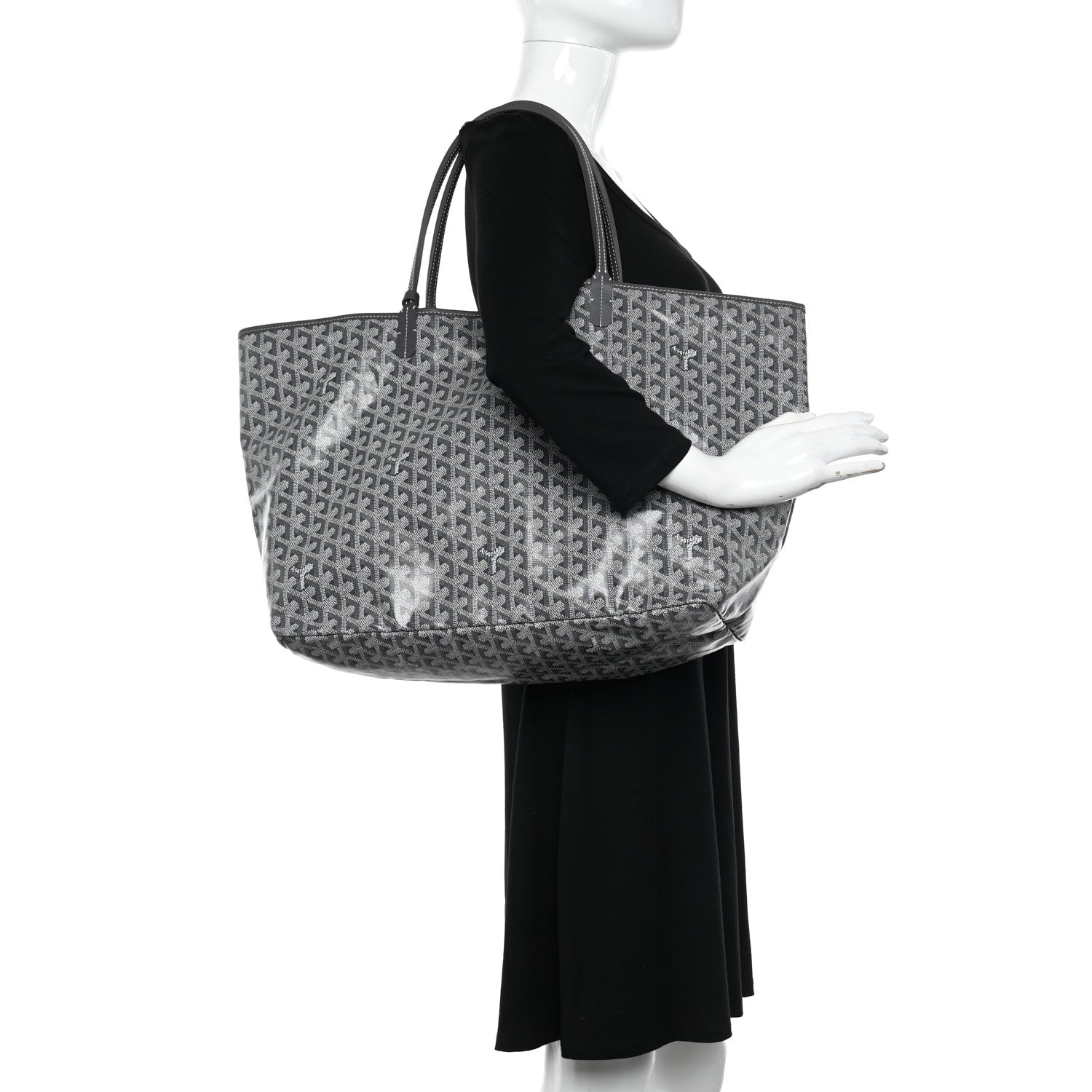 Goyard Goyardine Saint Louis GM Grey 2 of 11