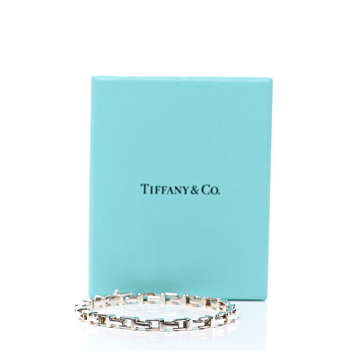 Sterling Silver Narrow T Chain Bracelet