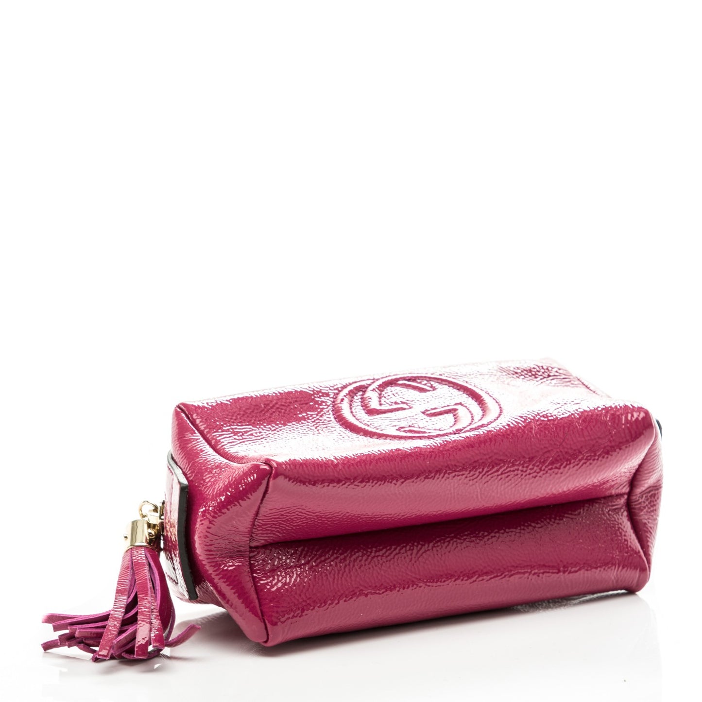 Vernice Naplack Small Soho Cosmetic Case Bright Bouganville