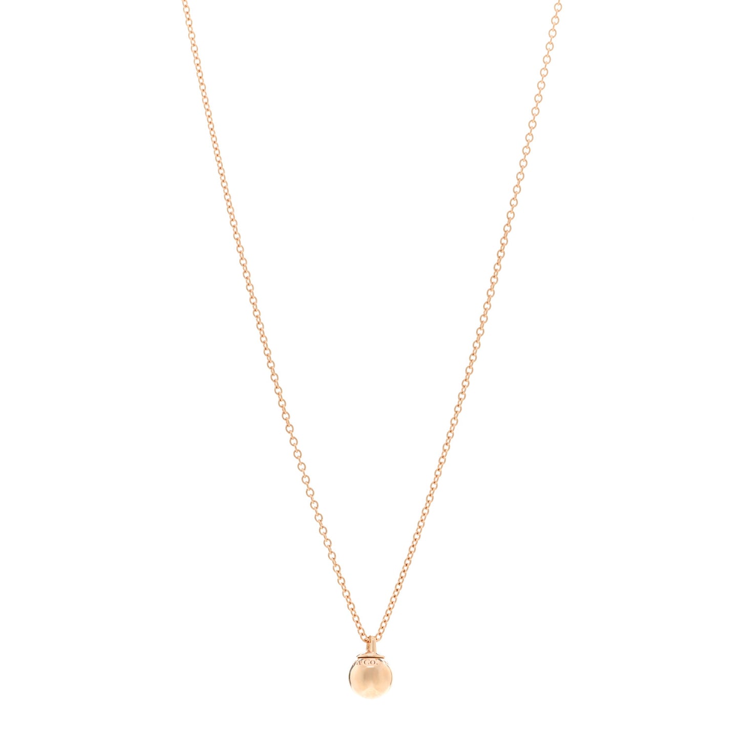 18K Rose Gold 8mm HardWear Ball Pendant Necklace