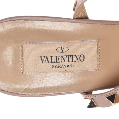 Valentino Garavani Patent Nappa Rockstud Ankle Strap 65mm Pumps 39 Black Poudre 8 of 10