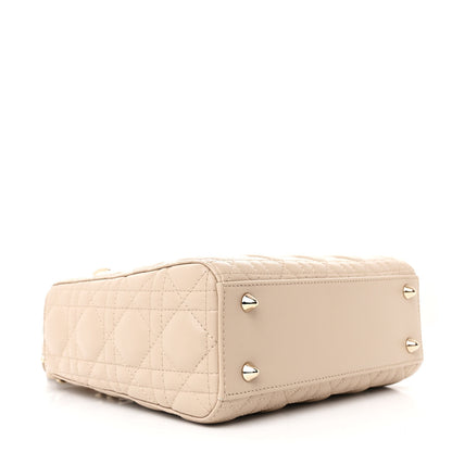 Christian Dior Lambskin Cannage Small My ABCDior Lady Dior Powder Beige 4 of 10
