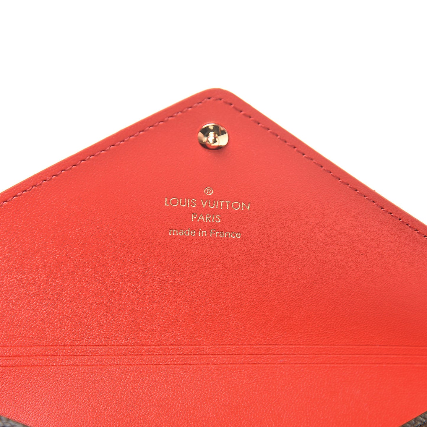Monogram Medium Kirigami Pochette Insert Coquelicot