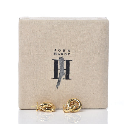 John Hardy 18K Yellow Gold Kali Door Knocker Earrings 6 of 6
