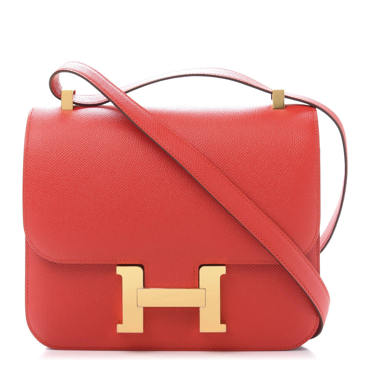 Hermes Epsom Constance 24 Rouge Tomate 1 of 22